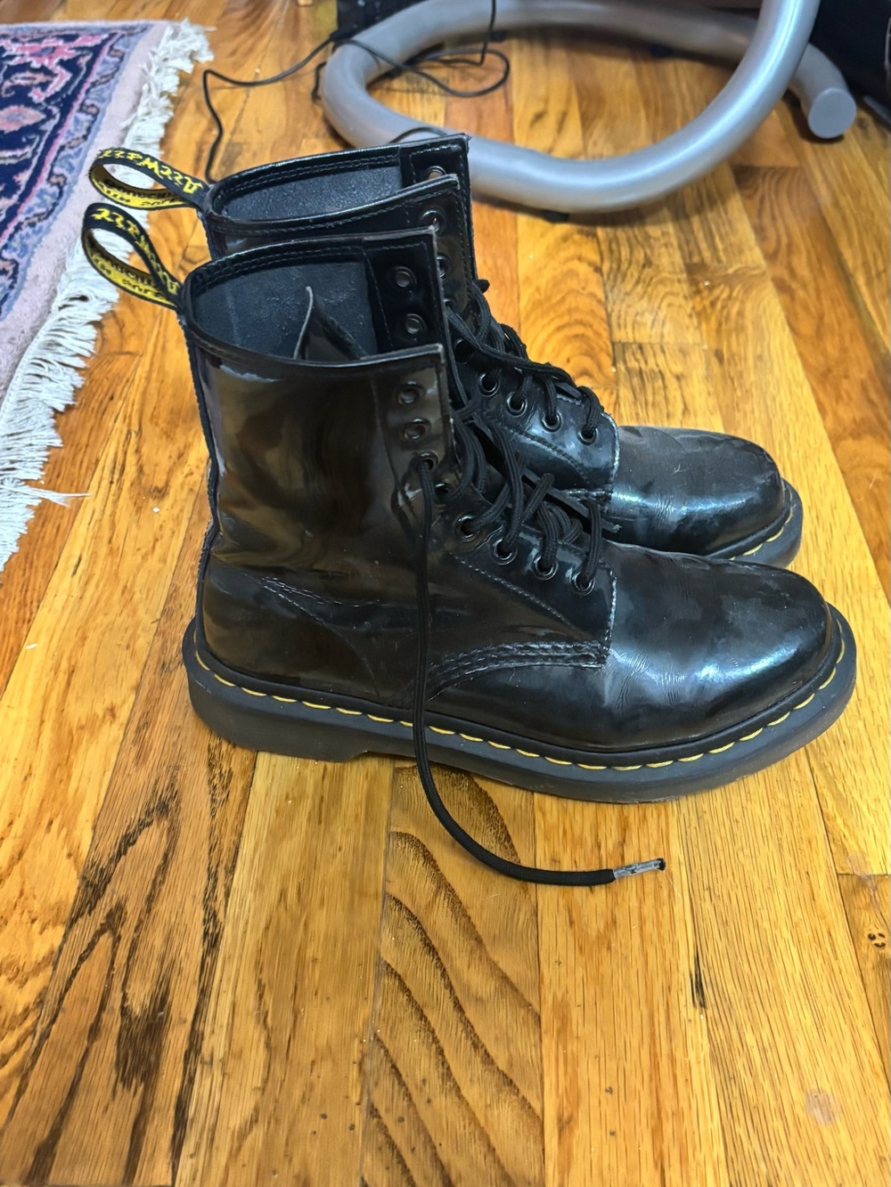 Dr Marten Patent Leather 1460 Boots USW 8